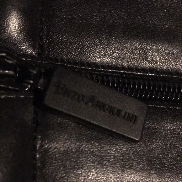 Enzo Angiolini Y-CECE black heeled leather boots, inside zip, 12”girth, size 6.5 - Picture 5 of 11